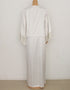 Dubai Maxi Abaya with African Print and Gold Beading